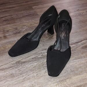 Laura Scott  Alice black pump dress shoes  Sz 8